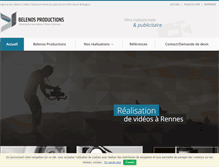Tablet Screenshot of belenosproductions.fr